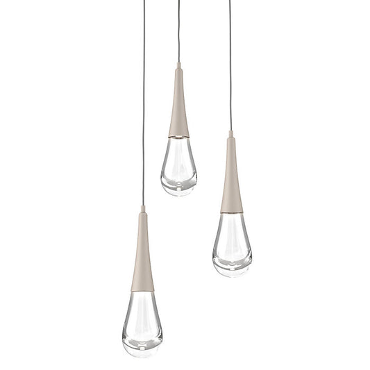 Raindrop Round LED Multi-Light Pendant