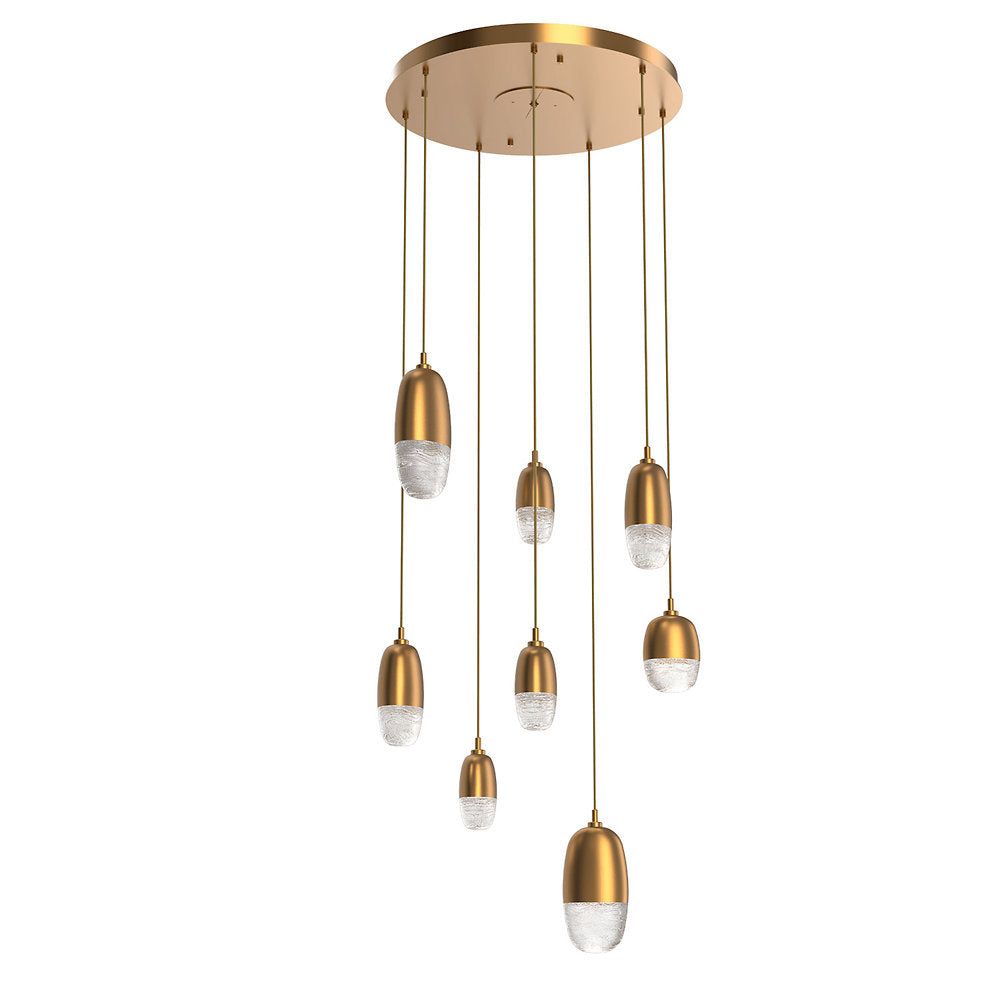 Pebble LED Round Multi-Light Pendant
