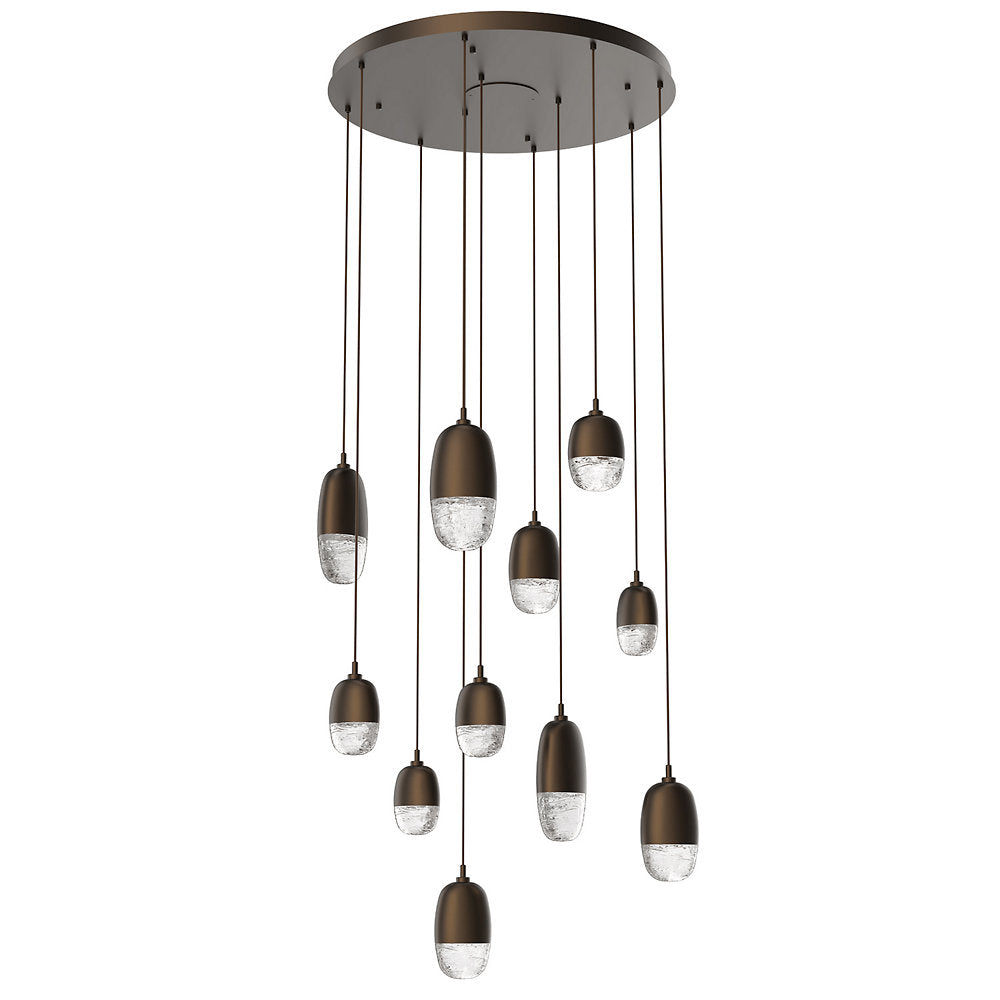 Pebble LED Round Multi-Light Pendant