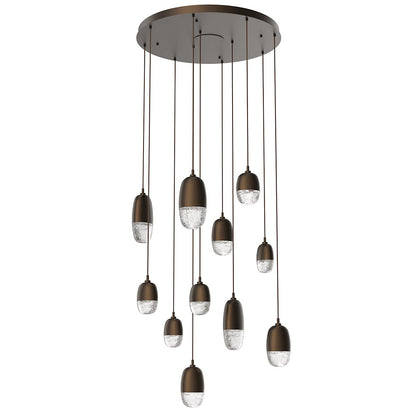 Pebble LED Round Multi-Light Pendant