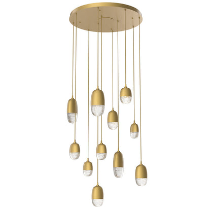 Pebble LED Round Multi-Light Pendant