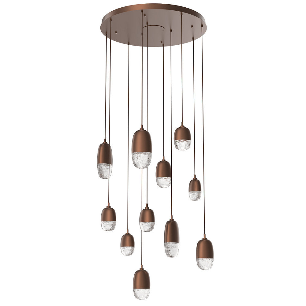 Pebble LED Round Multi-Light Pendant
