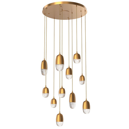 Pebble LED Round Multi-Light Pendant