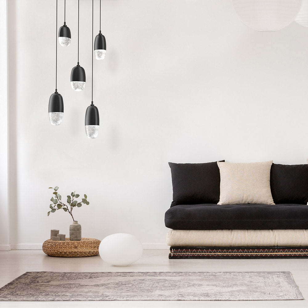 Pebble LED Round Multi-Light Pendant