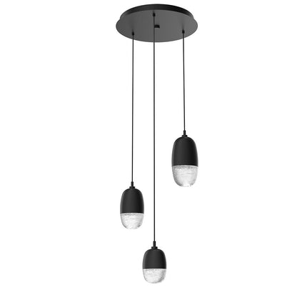 Pebble LED Round Multi-Light Pendant