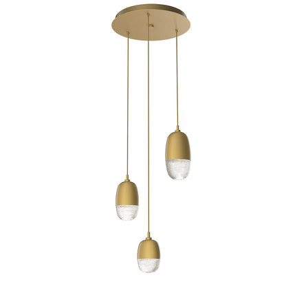 Pebble LED Round Multi-Light Pendant
