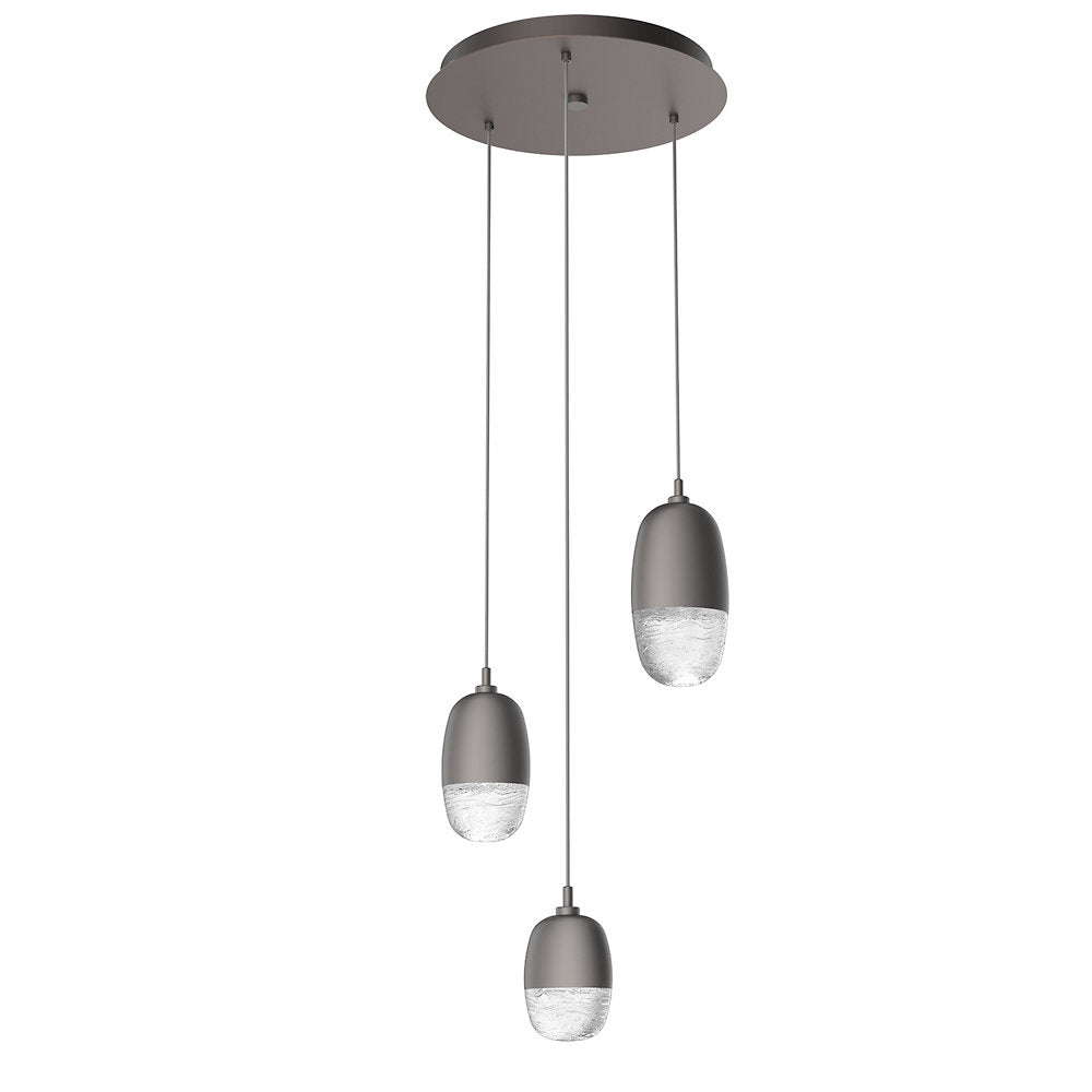 Pebble LED Round Multi-Light Pendant