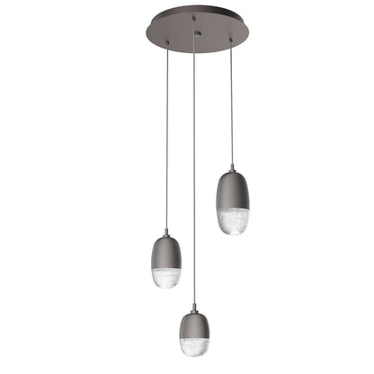 Pebble LED Round Multi-Light Pendant