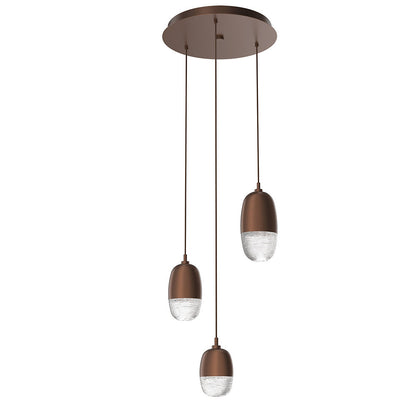Pebble LED Round Multi-Light Pendant