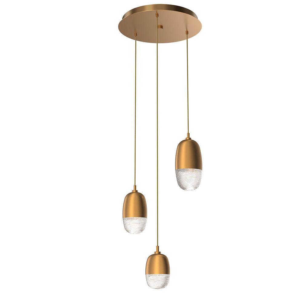 Pebble LED Round Multi-Light Pendant