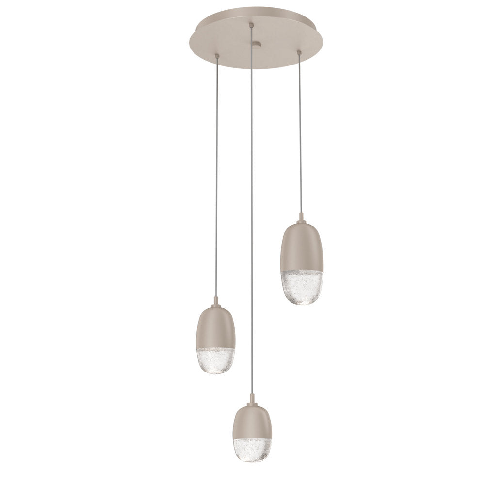 Pebble LED Round Multi-Light Pendant