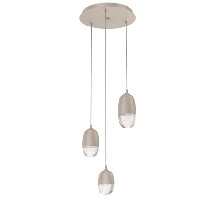 Pebble LED Round Multi-Light Pendant