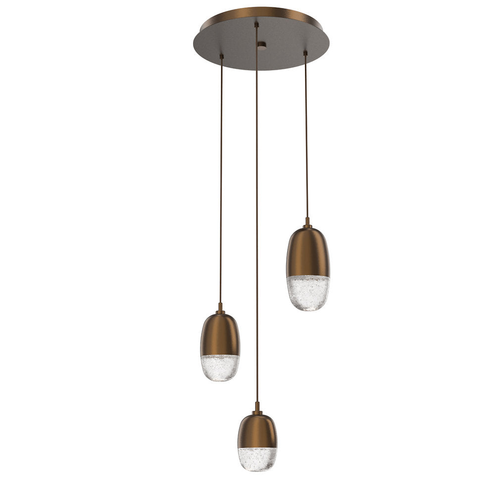 Pebble LED Round Multi-Light Pendant