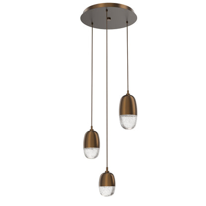 Pebble LED Round Multi-Light Pendant