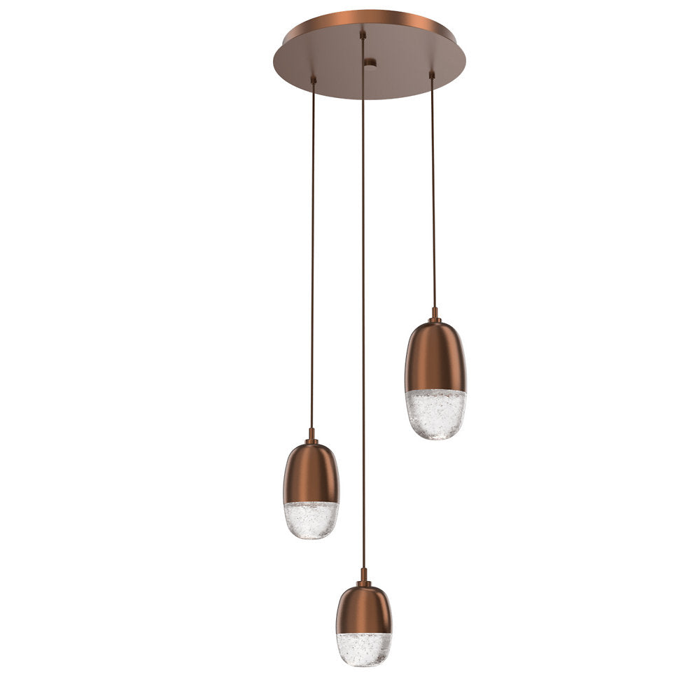 Pebble LED Round Multi-Light Pendant