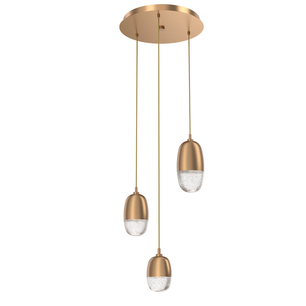 Pebble LED Round Multi-Light Pendant