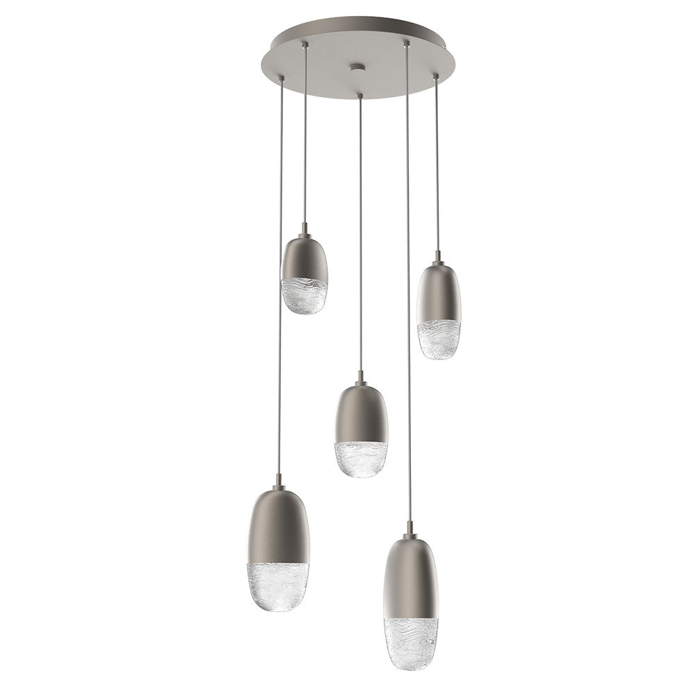 Pebble LED Round Multi-Light Pendant