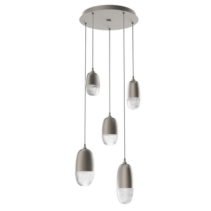 Pebble LED Round Multi-Light Pendant