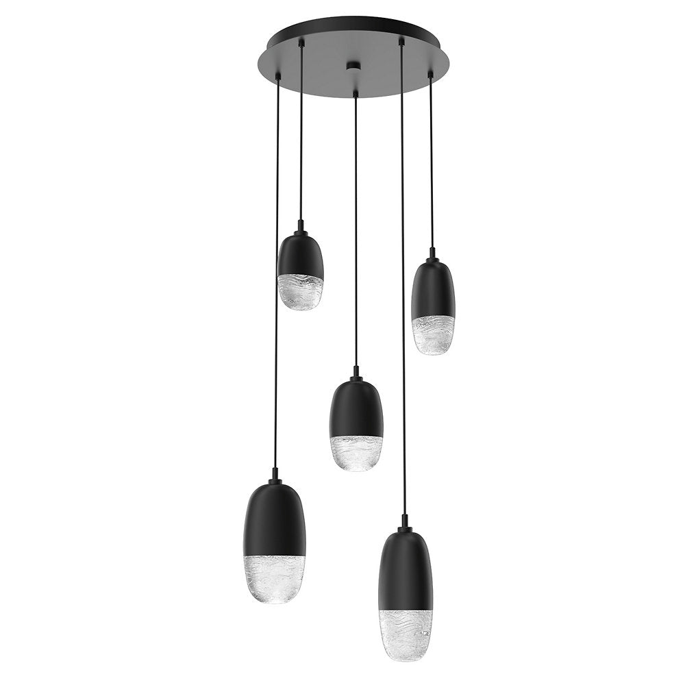 Pebble LED Round Multi-Light Pendant