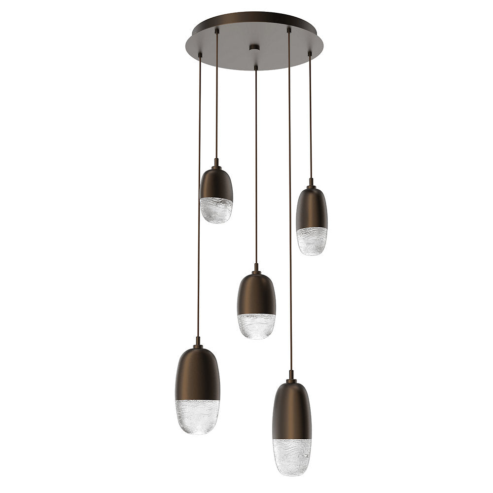 Pebble LED Round Multi-Light Pendant