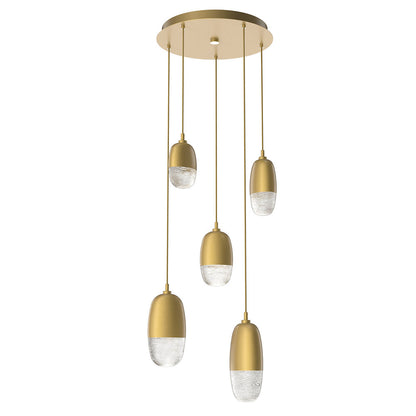 Pebble LED Round Multi-Light Pendant