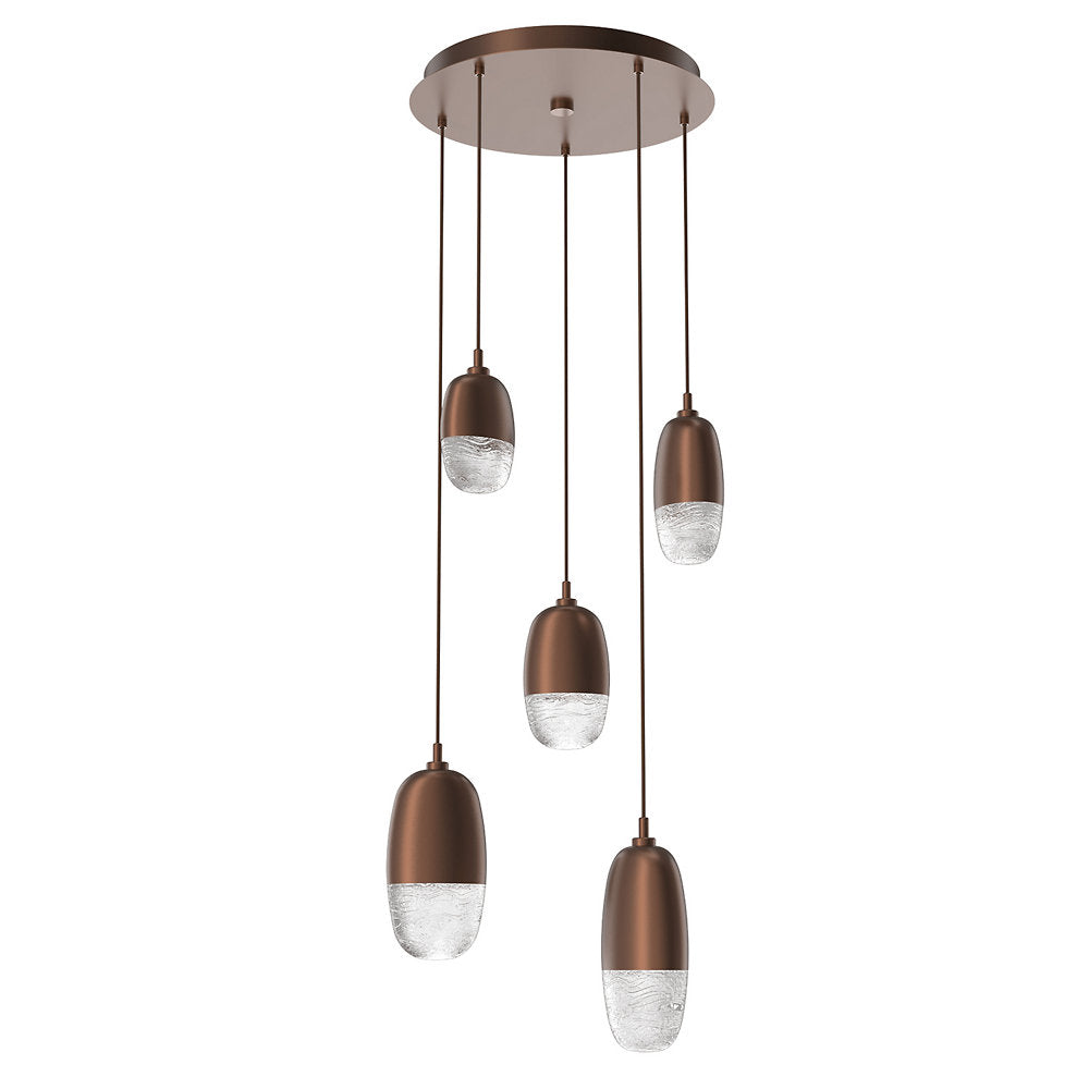 Pebble LED Round Multi-Light Pendant