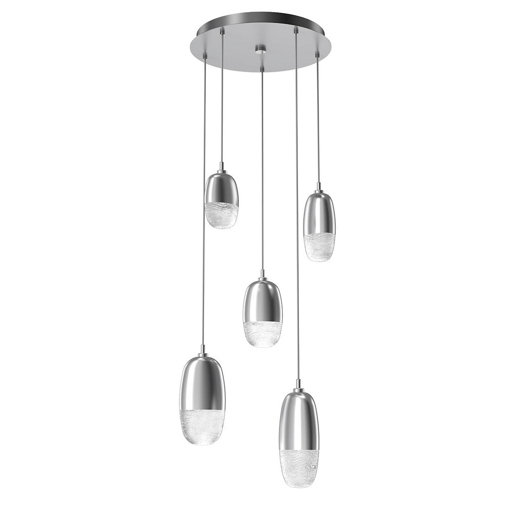Pebble LED Round Multi-Light Pendant