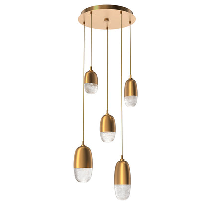 Pebble LED Round Multi-Light Pendant