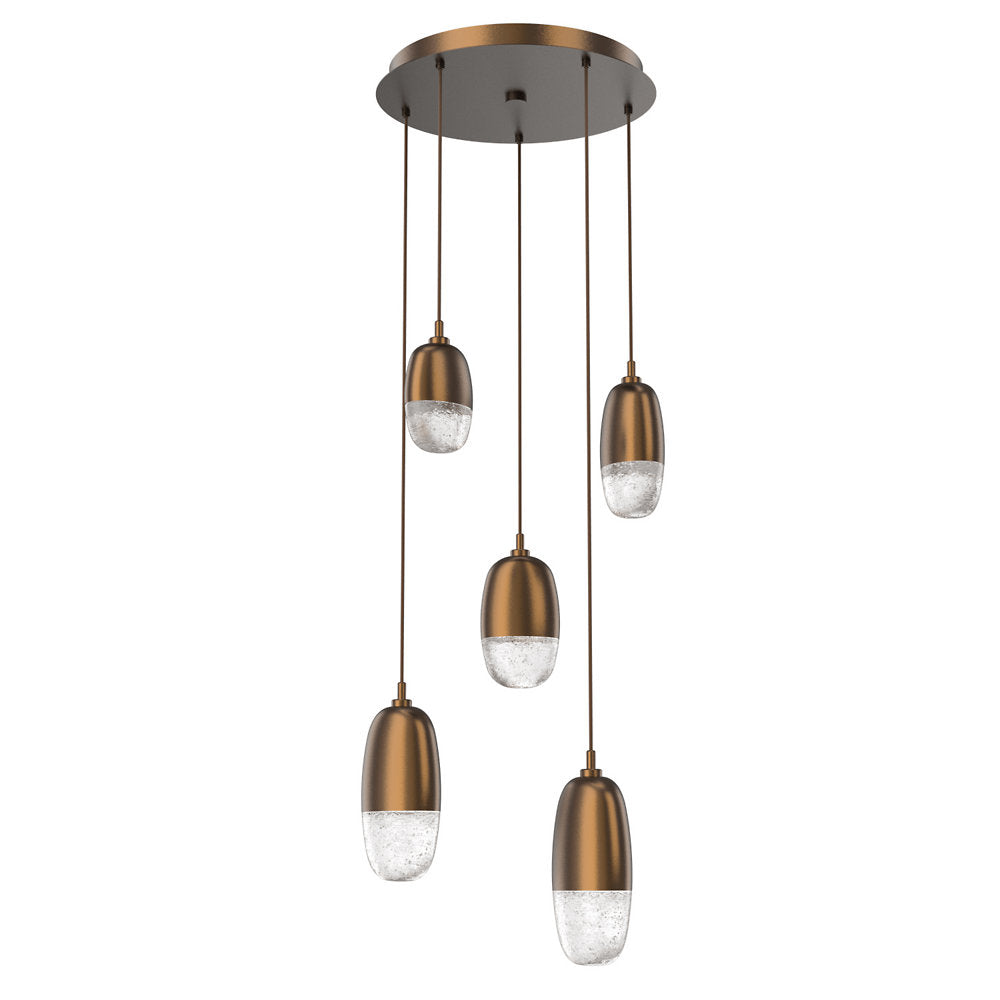 Pebble LED Round Multi-Light Pendant