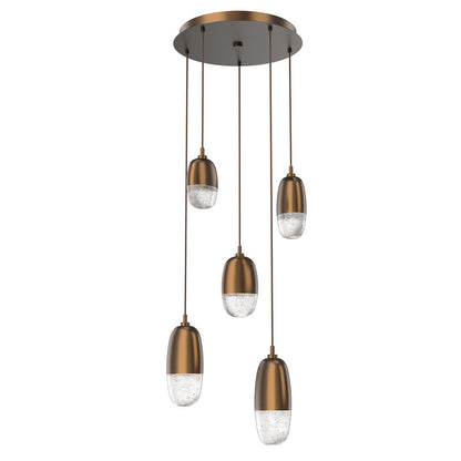 Pebble LED Round Multi-Light Pendant