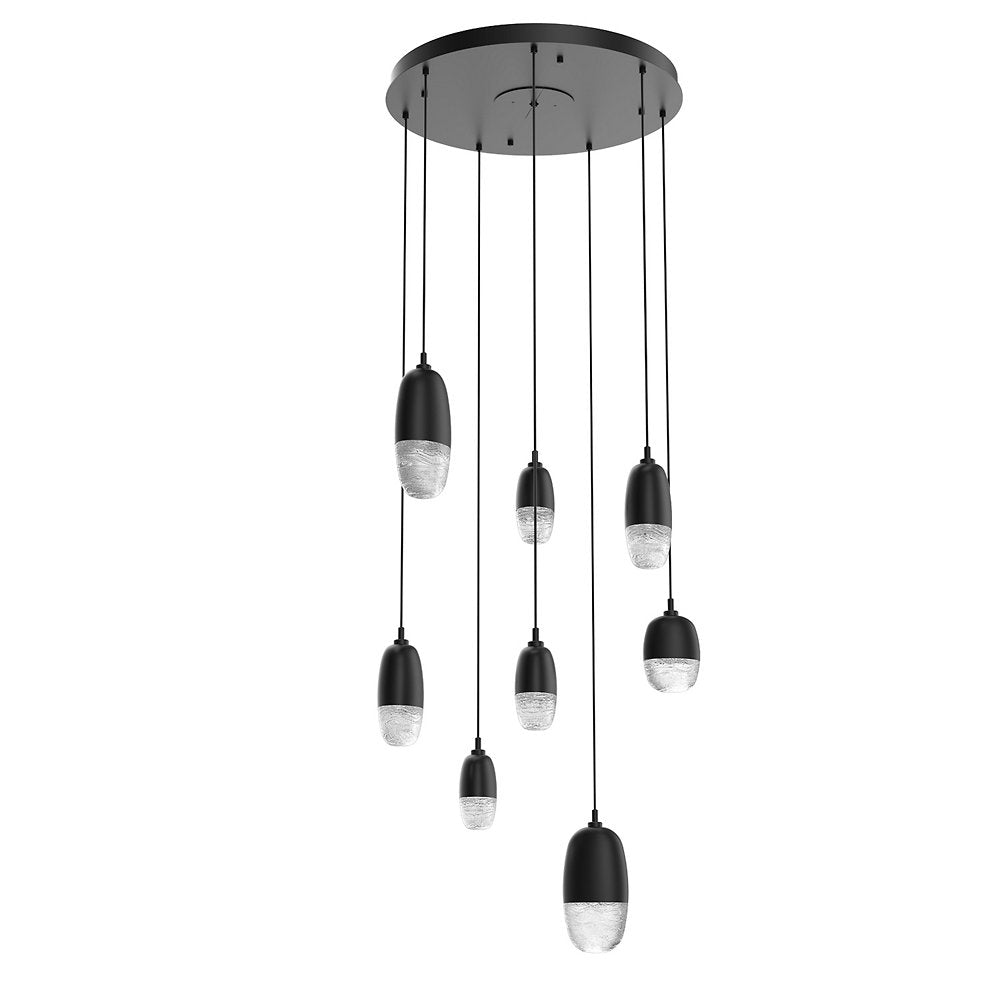 Pebble LED Round Multi-Light Pendant