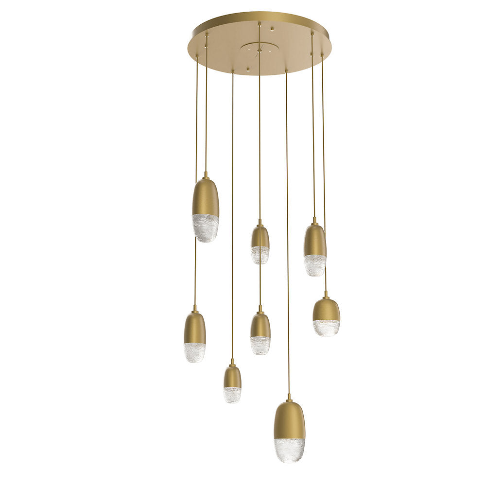 Pebble LED Round Multi-Light Pendant
