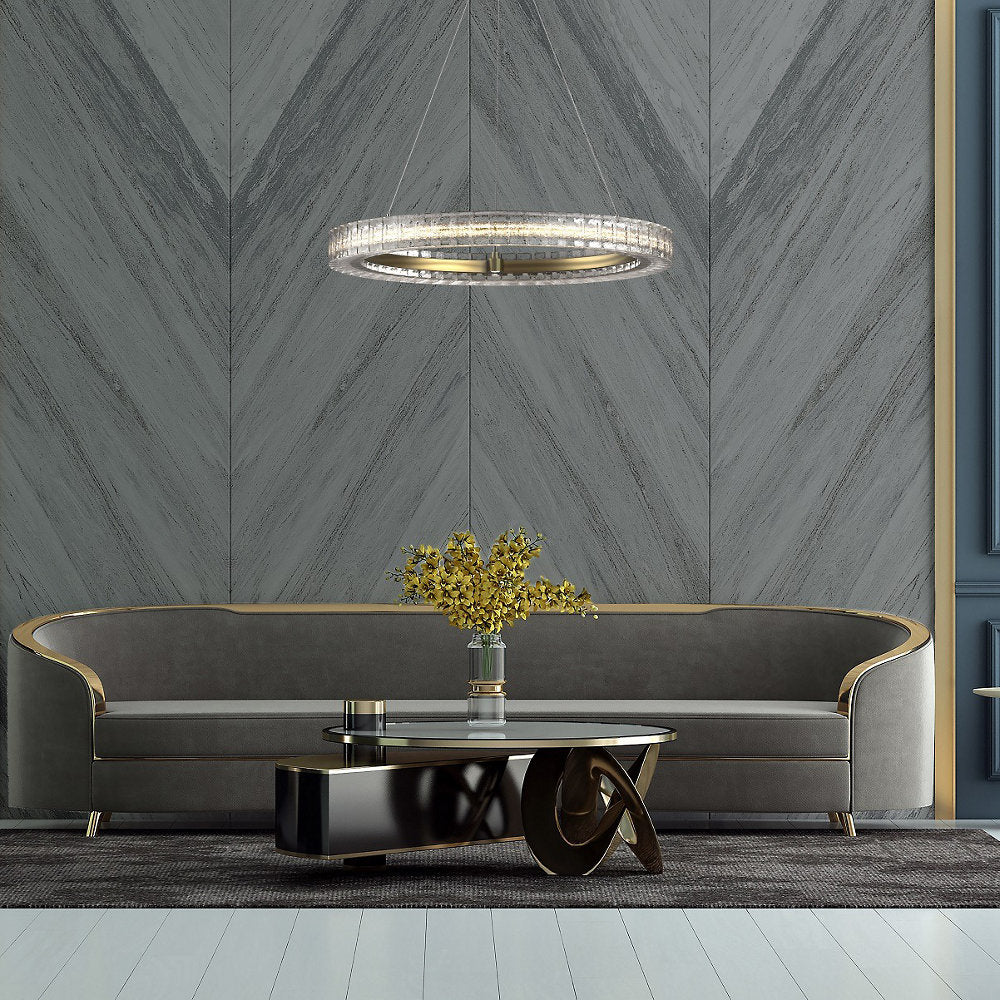 Asscher LED Ring Chandelier