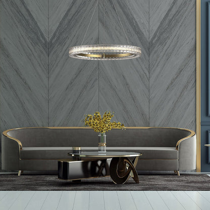 Asscher LED Ring Chandelier