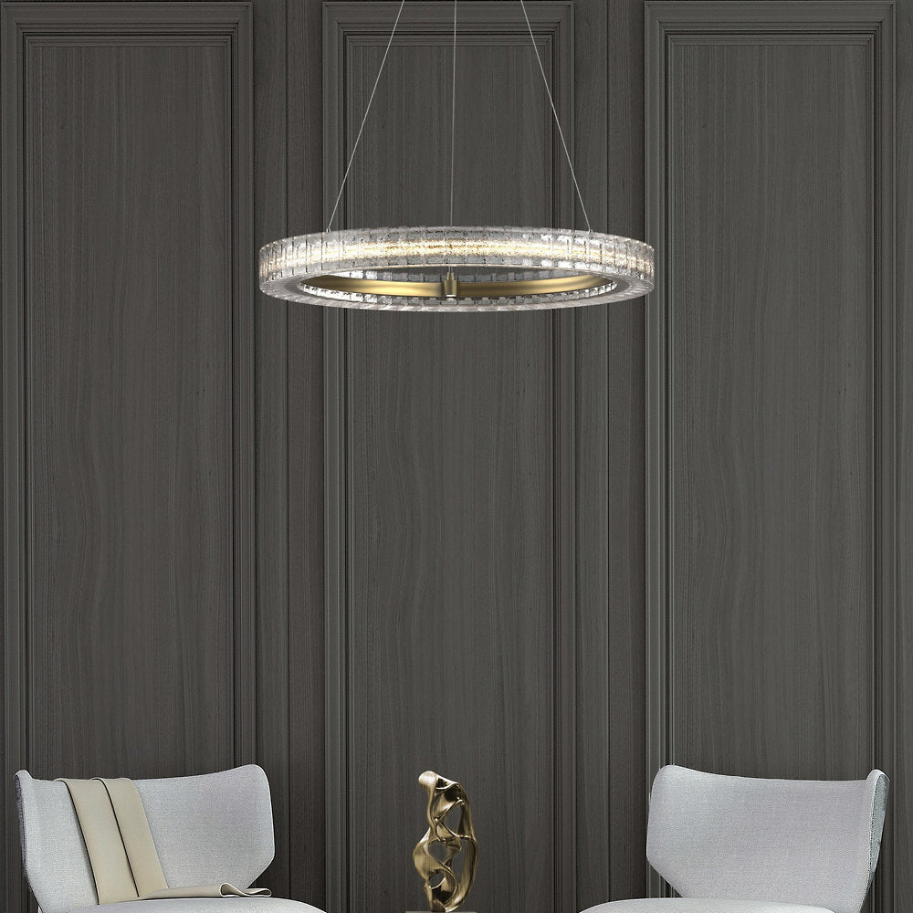 Asscher LED Ring Chandelier
