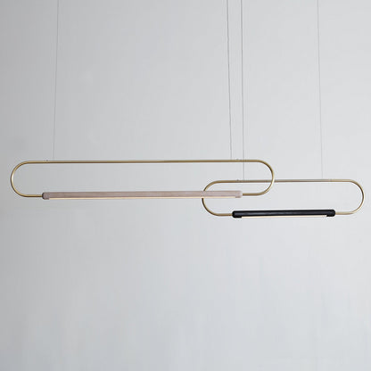 Horizontal Link LED Pendant Light
