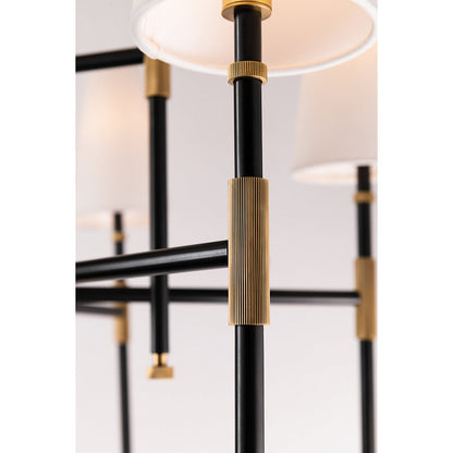 Bowery 9-Light Two-Tier Chandelier