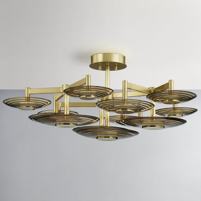Griston LED Semi-Flushmount