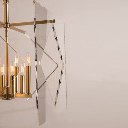 Travis Four Light Pendant