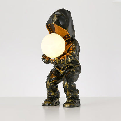 Hacker Planet Table Lamp L 7.9″ x W 6.3″ x H 15.7″ / L 20cm x W 16cm x H 40cm / Black & White / US Plug Table lamp
