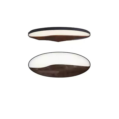 Half-Mountain Ceiling Lamp L 47.2’’ x W 17.7’’ x H 4.7’’ / Black / Warm Light Ceiling lamp