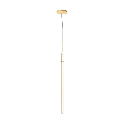 Halo Jewel Straight Pendant Light Dia 7.9″ x H 39.4″ / Dia 20cm x H 100cm / Gold / Warm Light Pendant light