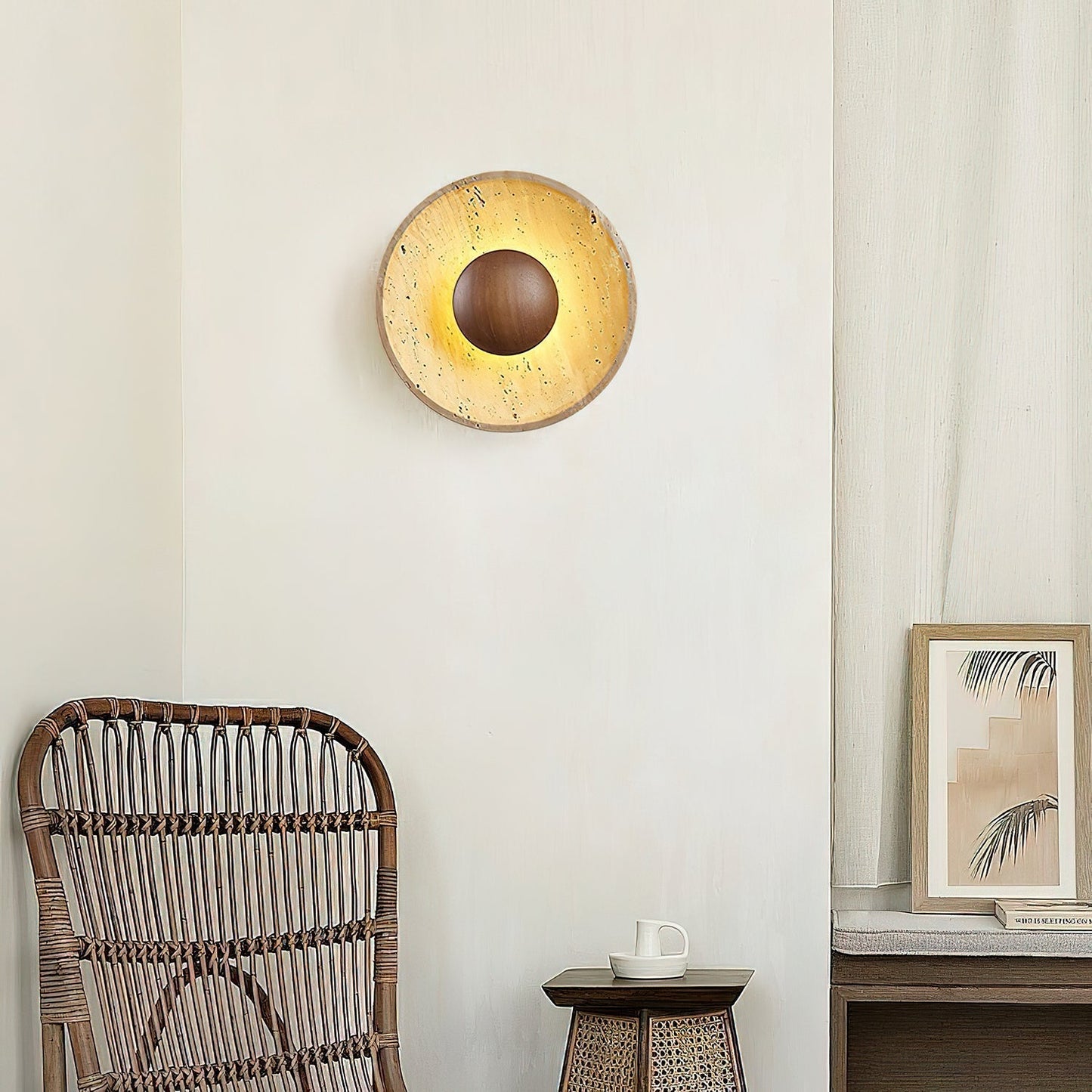 Halo Travertine Wall Light 1001 Wall lamp