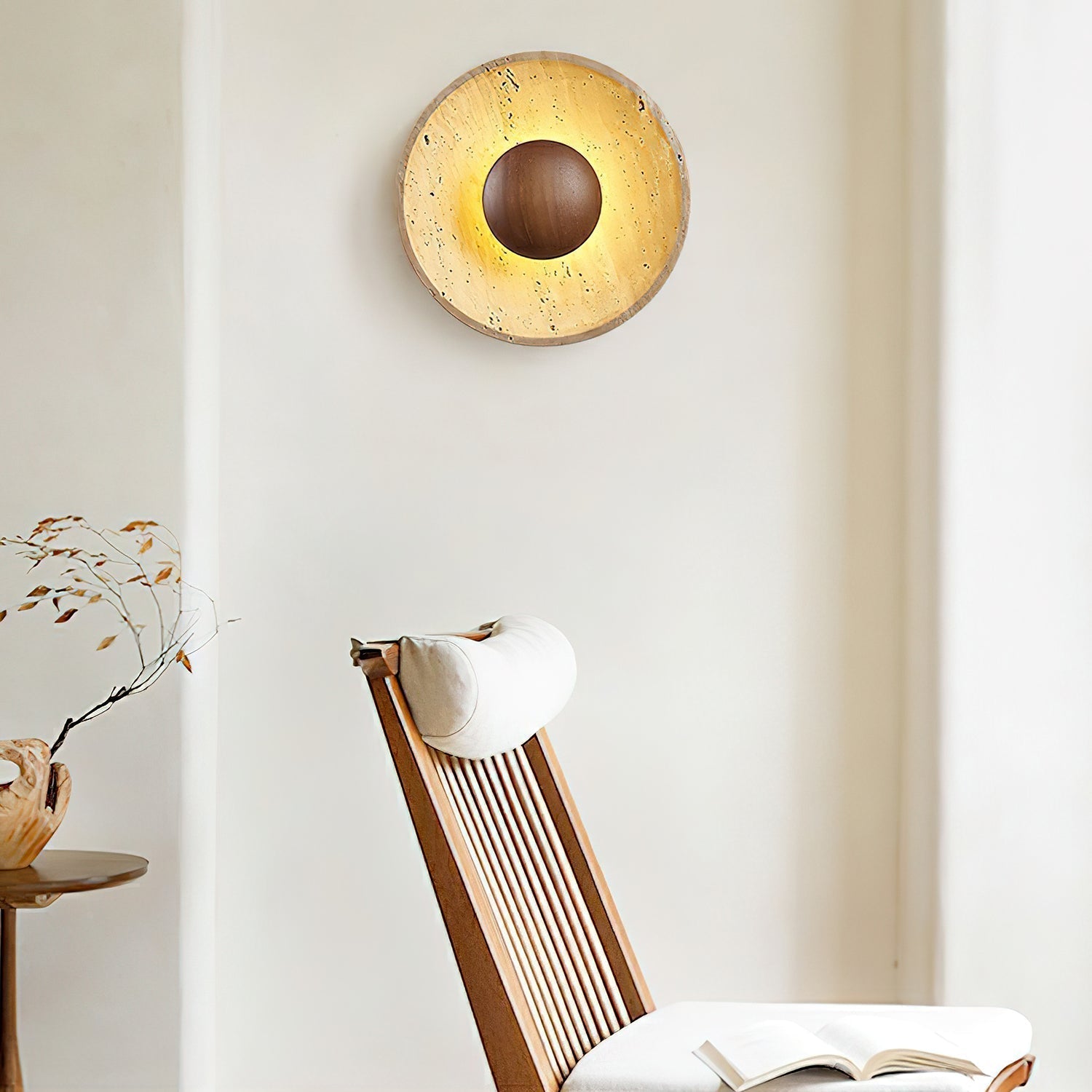 Halo Travertine Wall Light 1001 Wall lamp