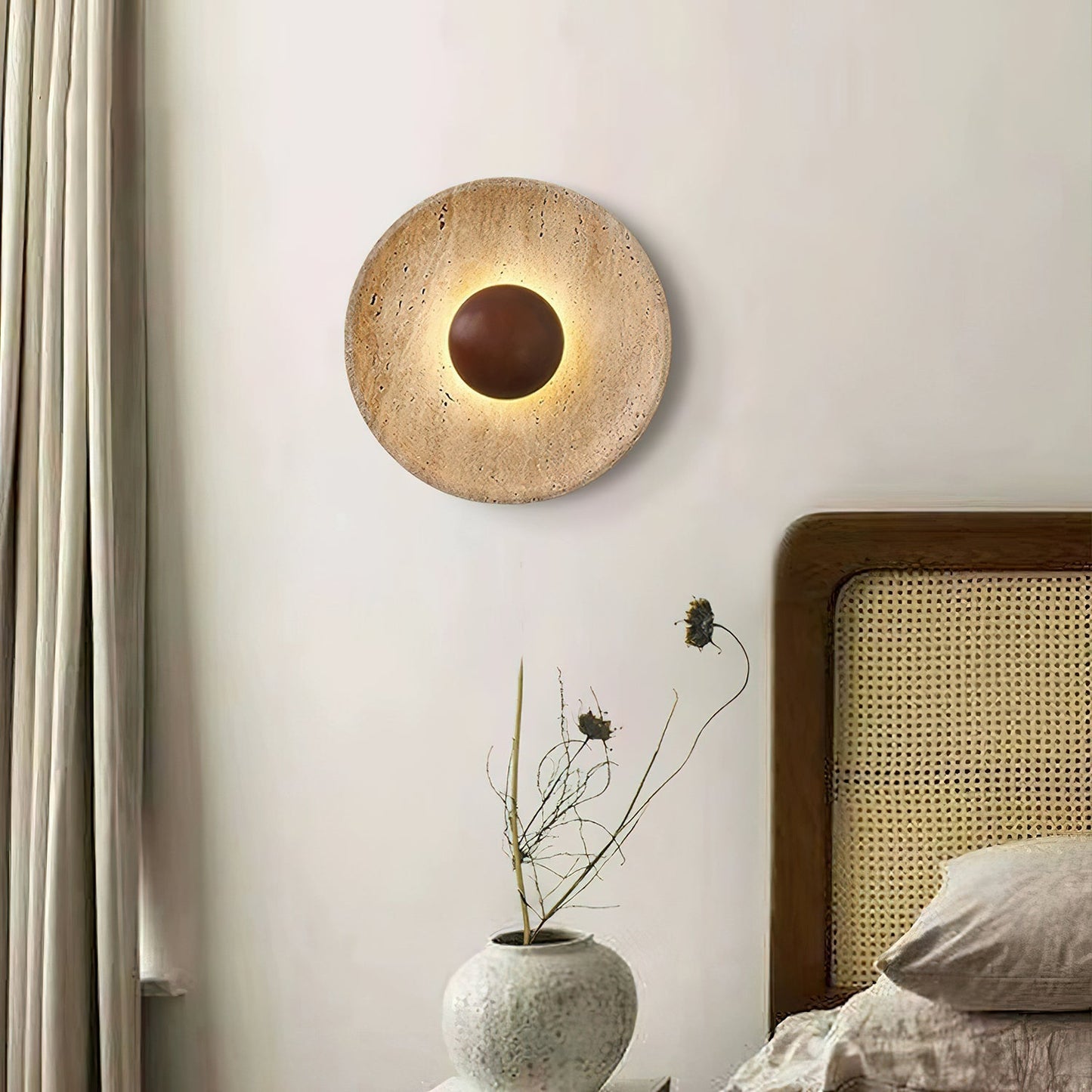 Halo Travertine Wall Light 1001 Wall lamp