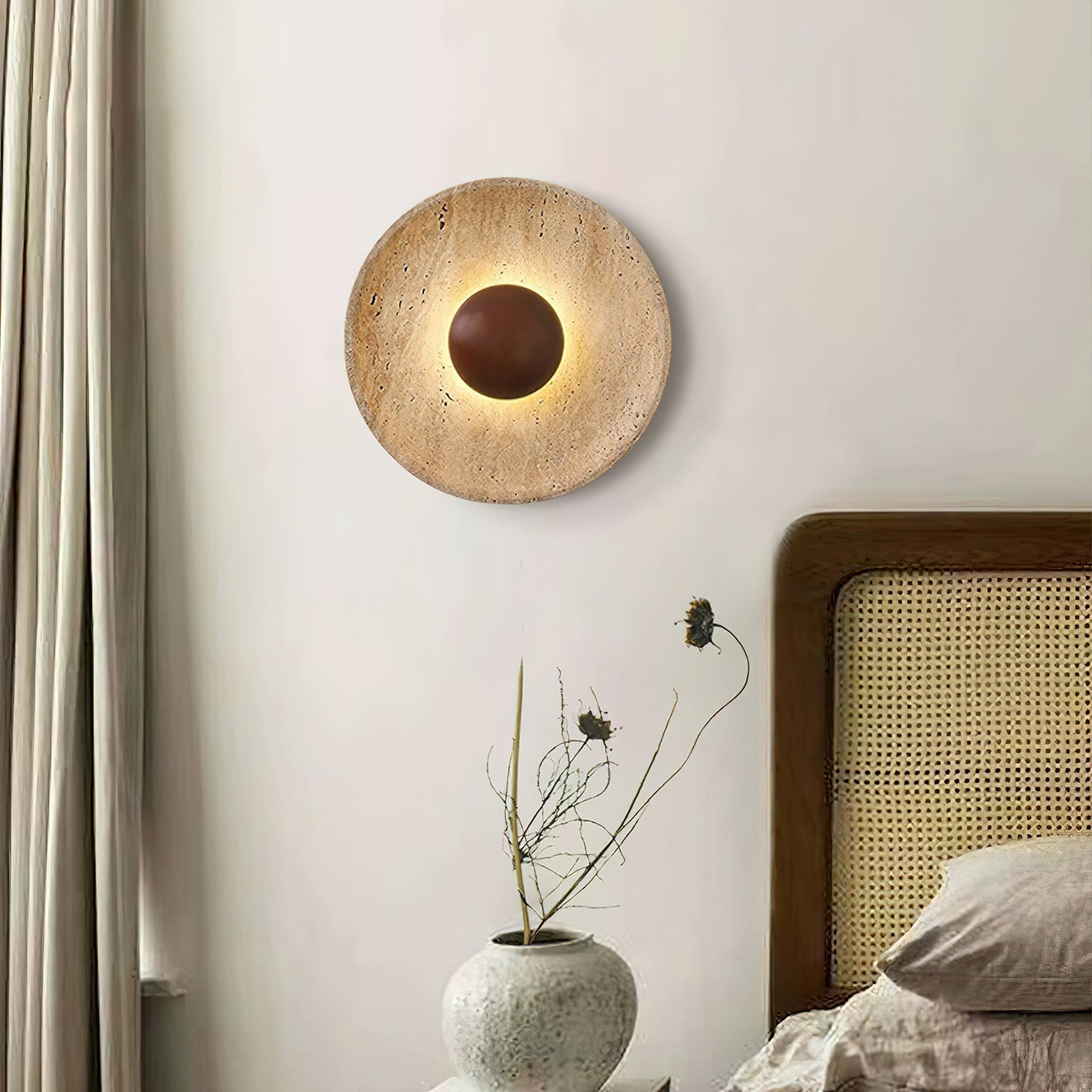 Halo Travertine Wall Light 1001 Wall lamp