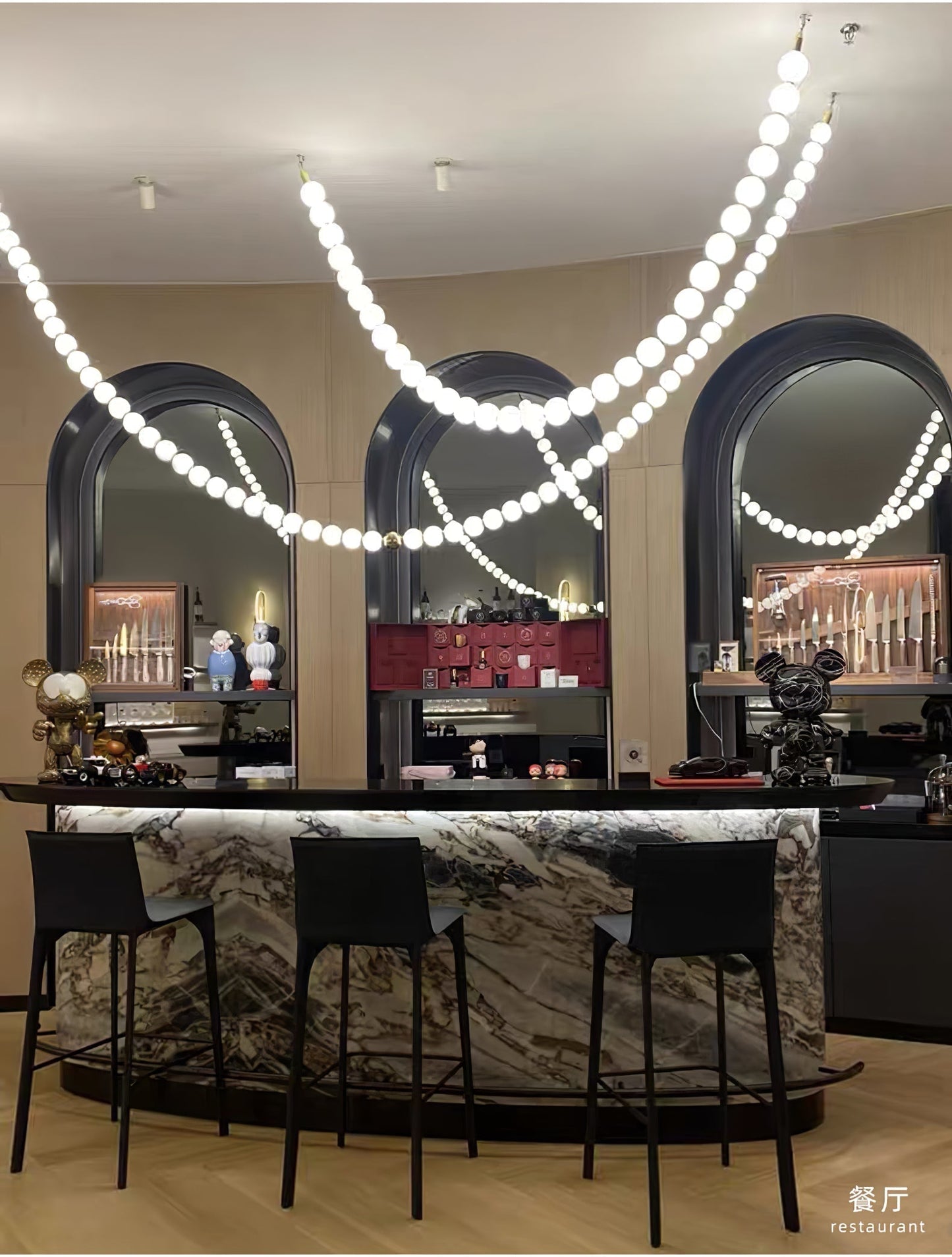 Pearl Necklace Balls Chandelier 1001 Chandelier