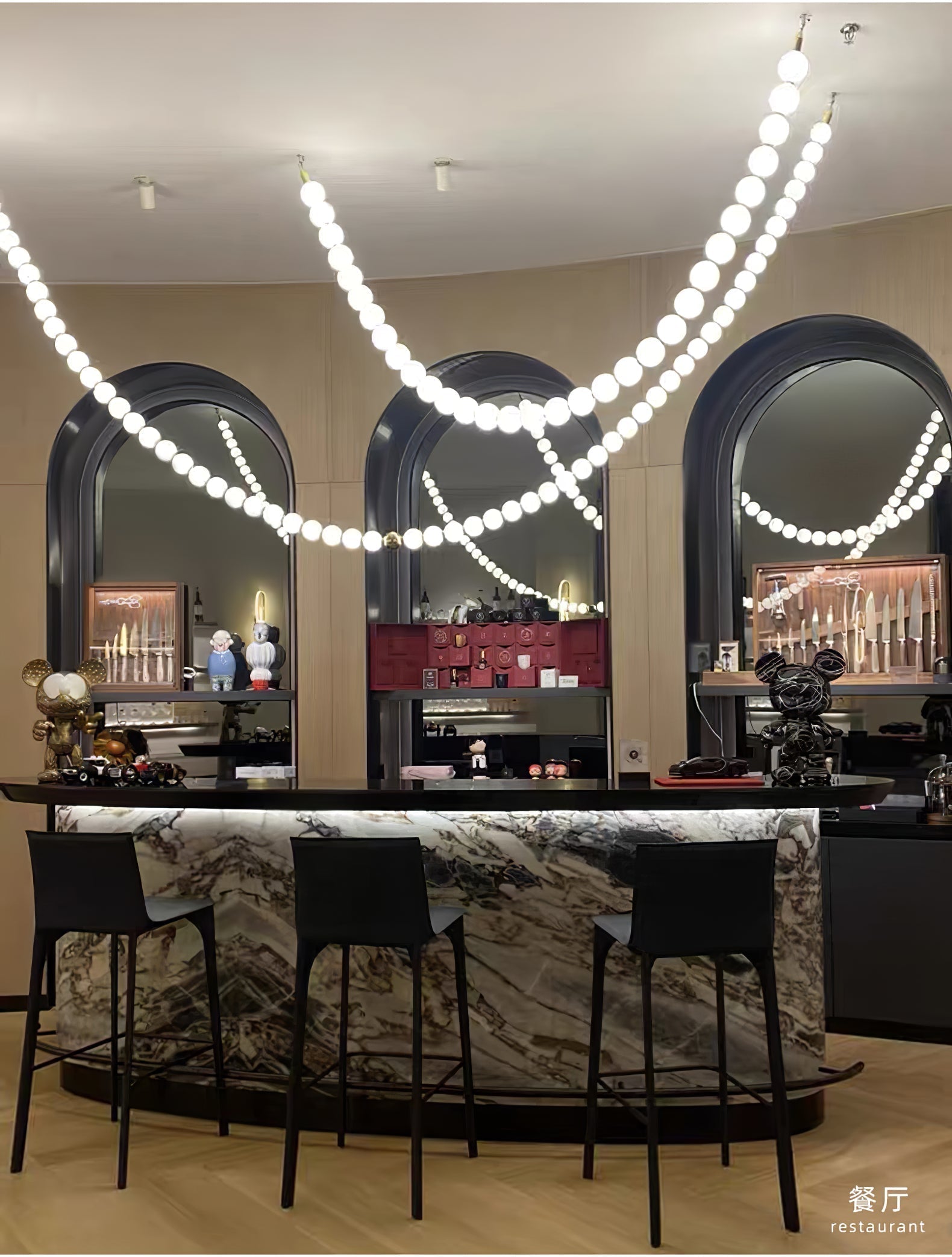 Pearl Necklace Balls Chandelier 1001 Chandelier