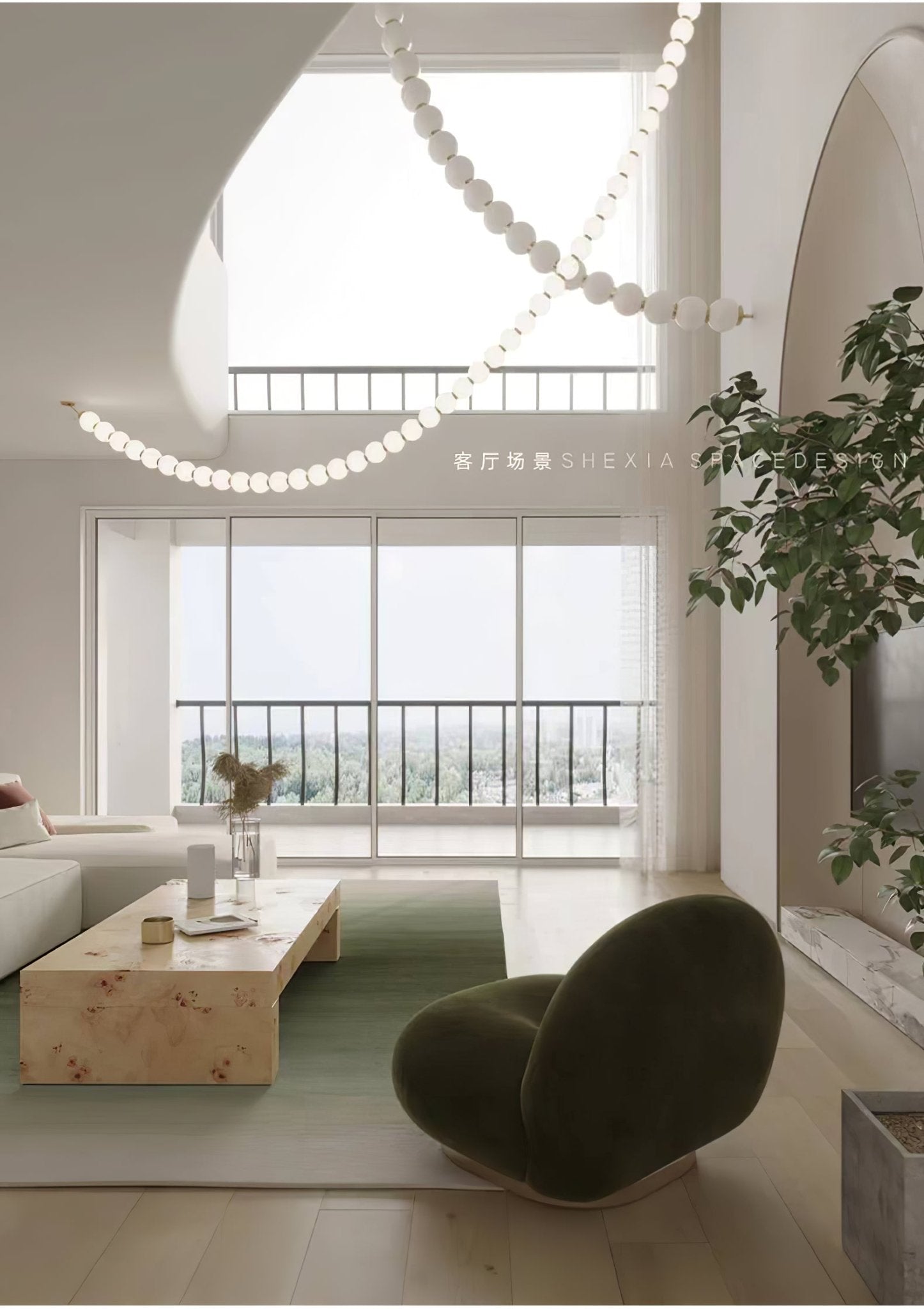 Pearl Necklace Balls Chandelier 1001 Chandelier