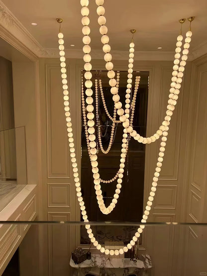 Pearl Necklace Balls Chandelier 1001 Chandelier